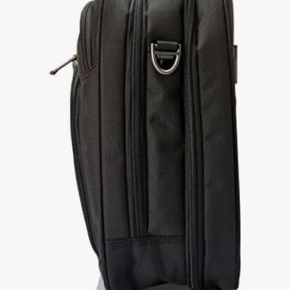 Samsonite luggage 3 Toploader Briefcase,, Polyester, Black, black [COPY] [COPY]